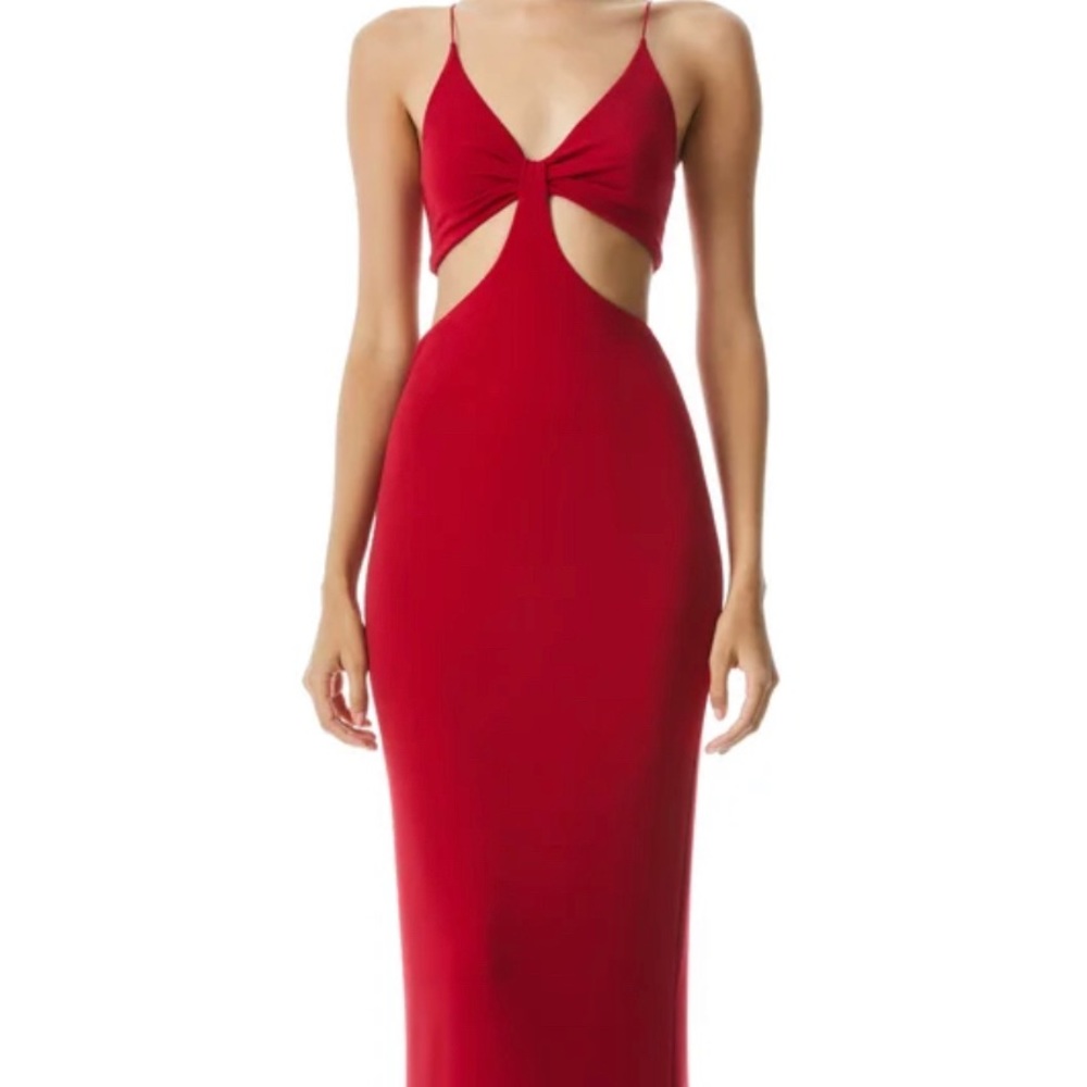 Alice and Olivia Havana max cut out dress.
